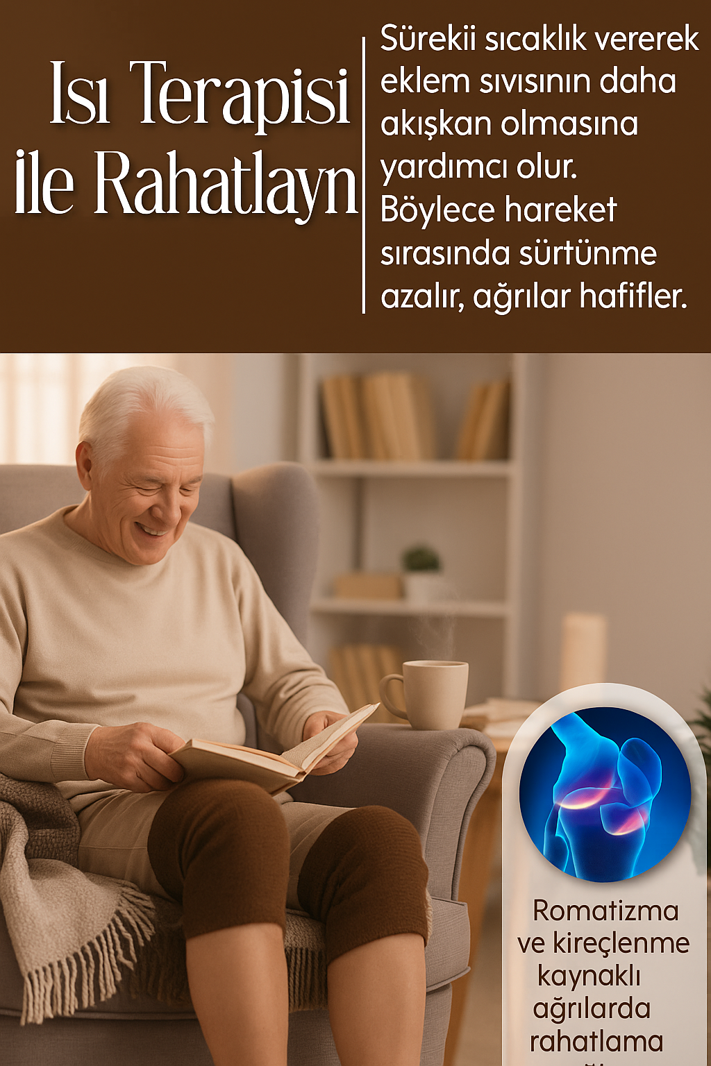 MEDIVIO Deve Tüyü Yün Dizlik