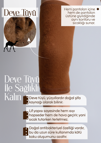 MEDIVIO Deve Tüyü Yün Dizlik
