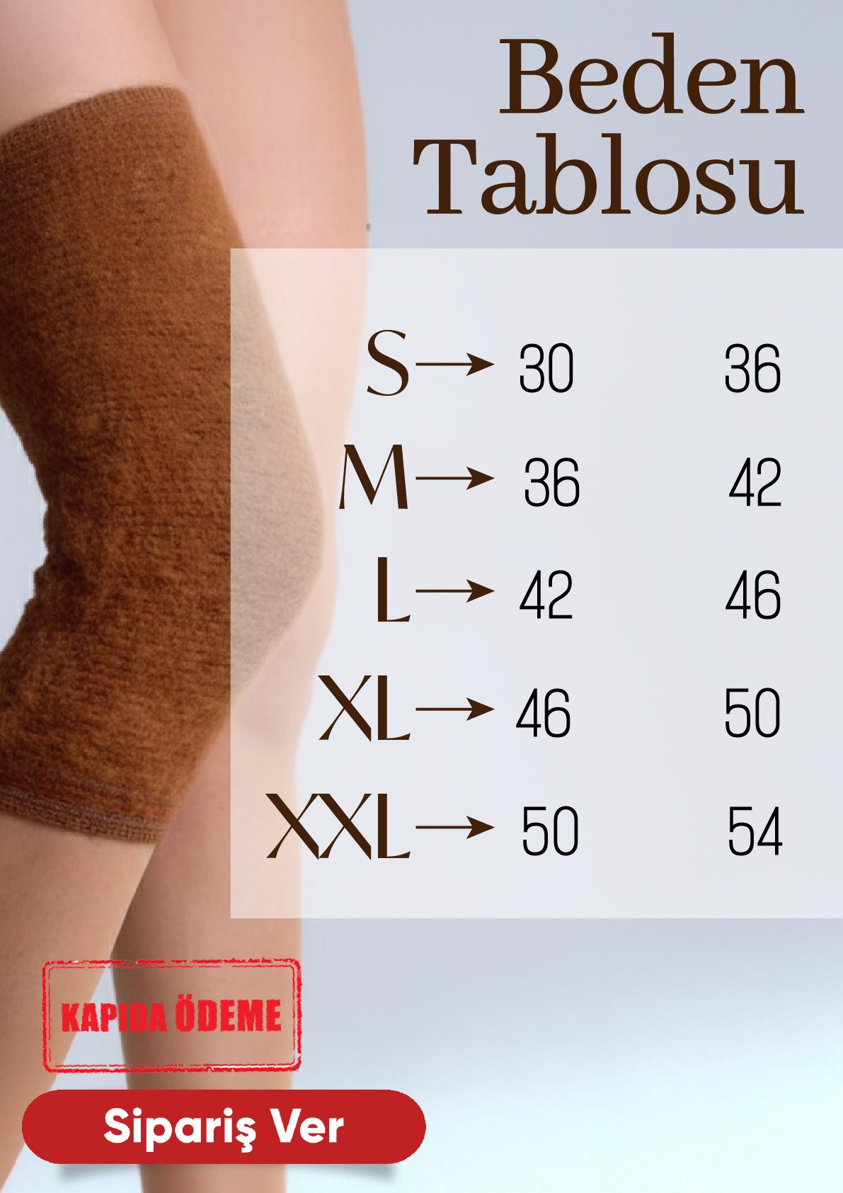 MEDIVIO Deve Tüyü Bel Korse ve Yün Dizlik Seti