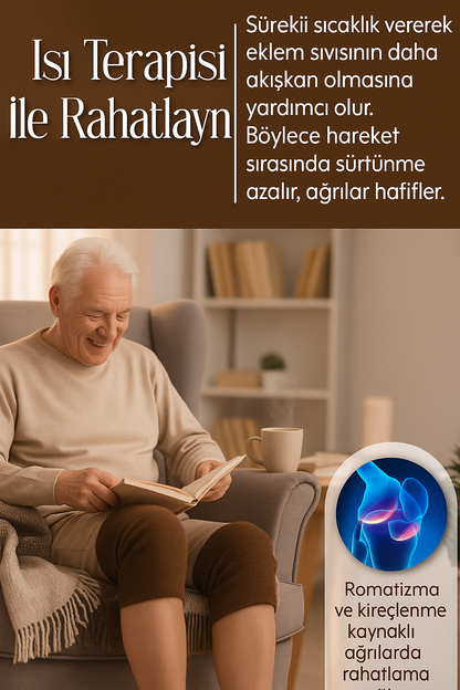 MEDIVIO Deve Tüyü Yün Dizlik